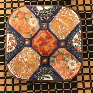 Vintage (1900) Canton Enamel Chinese enamel tray or platter!